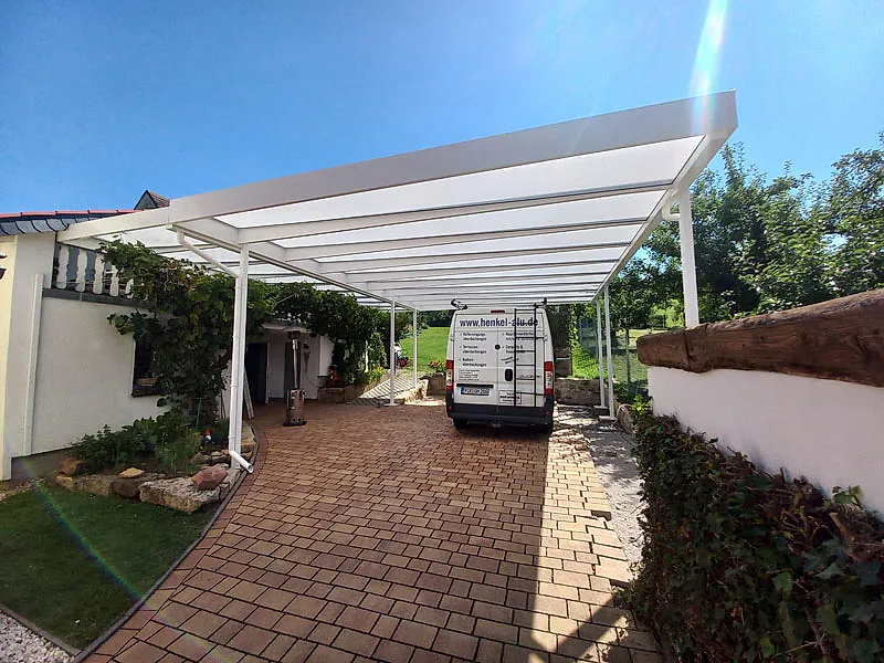 Carports der Original HENKEL Alusysteme ® GmbH aus Rosenthal-Bielatal