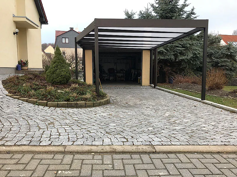 Carports der Original HENKEL Alusysteme ® GmbH aus Rosenthal-Bielatal